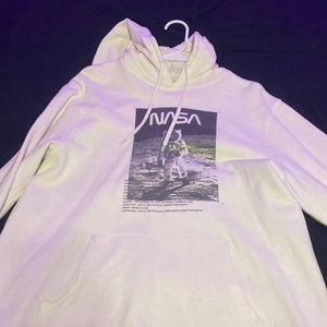 white nasa hoodie